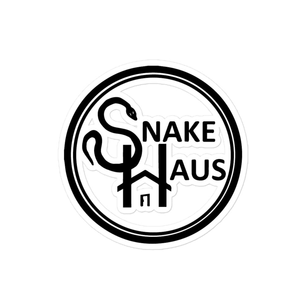 Snake Haus - Logo Bubble-free stickers
