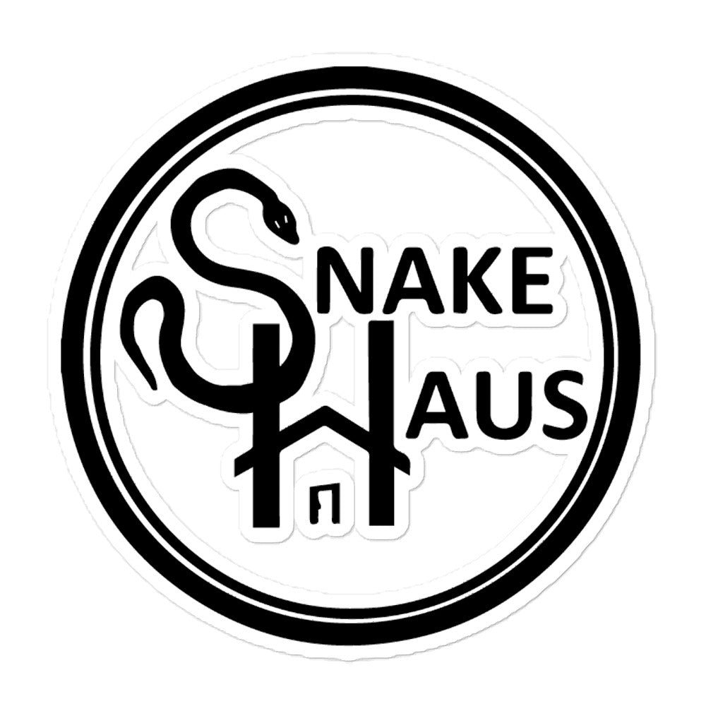 Snake Haus - Logo Bubble-free stickers