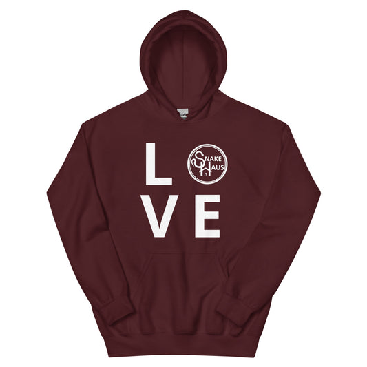 Snake Haus Love Hoodie dark